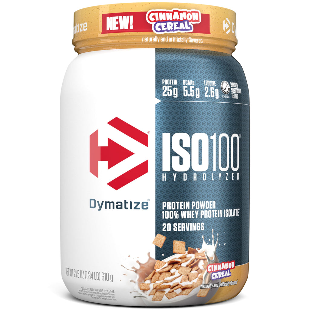 Dymatize ISO100 Hydrolyzed Whey Isolate - Cinnamon Cereal