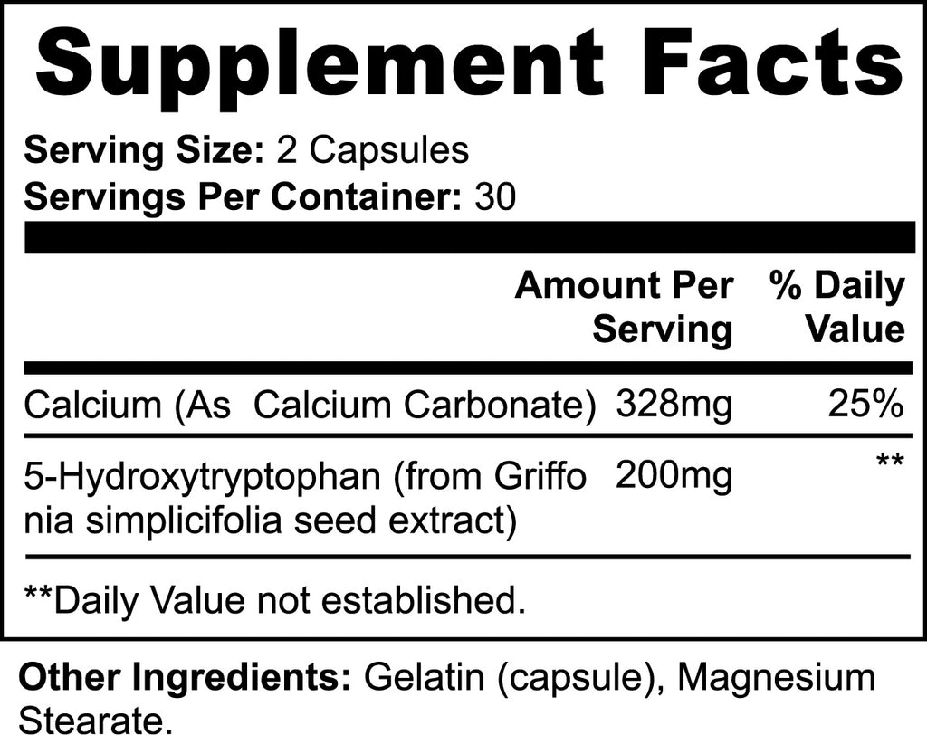 5-HTP Supplement Boost Serotonin For Better Sleep, Mood, And Anxiety Relief