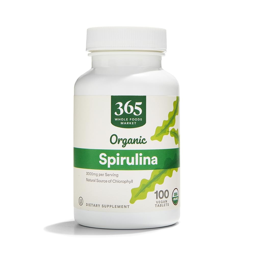 365 by Whole Foods Market Spirulina 3000mg 100 Count