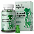 Wild & Organic Adrenal Support Gummies - Pure Adrenal Support Supplements for Women and Men with Ashwagandha Root & Rhodiola Rosea - 60 Pectin-Based Chews