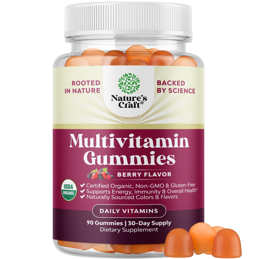 USDA Organic Essential Multivitamin Gummies.