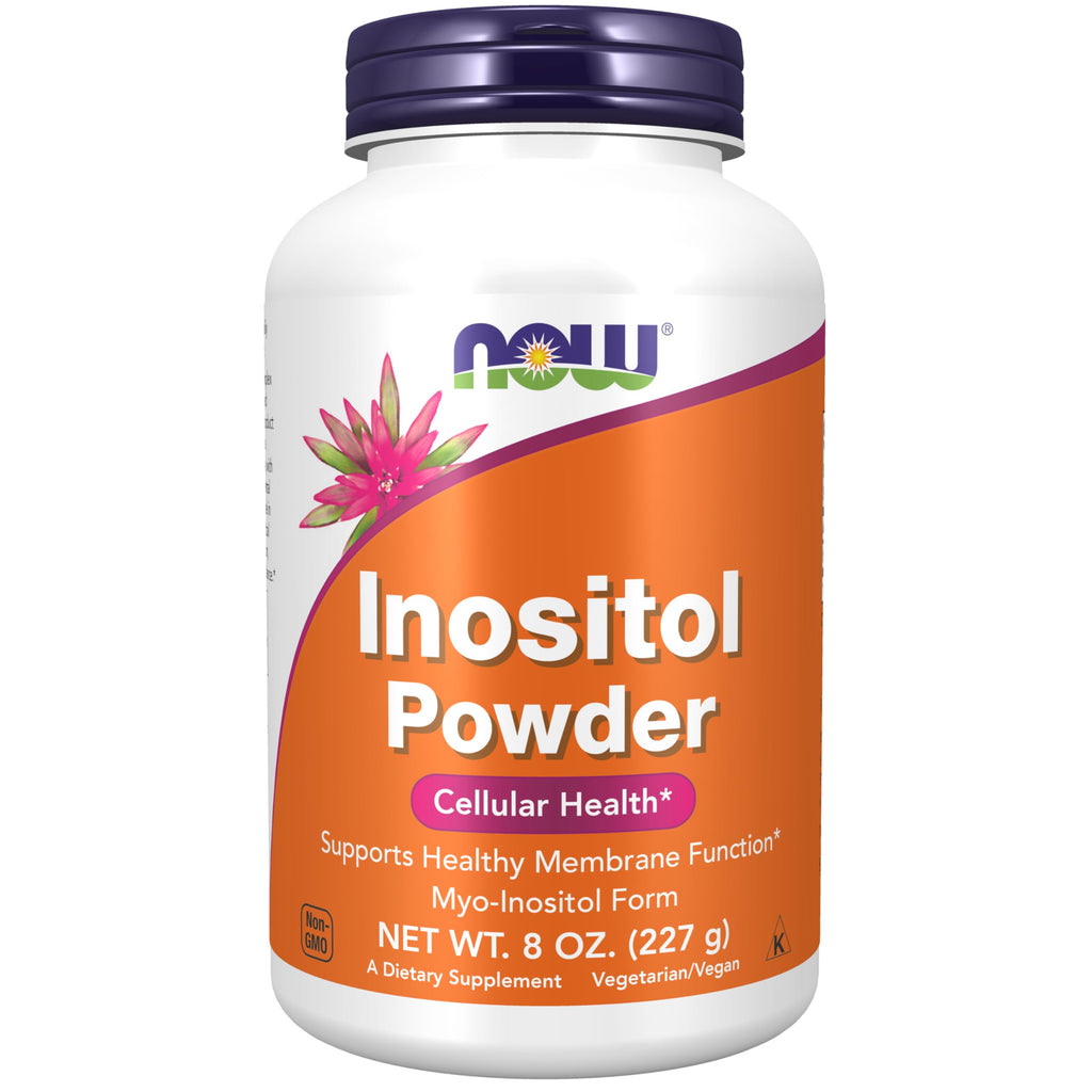 NOW Foods Supplements Inositol Powder Neurotransmitter Signaling* Cellular Health* 8-Ounce