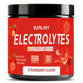 Electrolytes Powder No Sugar No Carbs Keto Daily Electrolyte Drink Mix Potassium & Salt Hydration Powder Electrolytes Zero Calorie Sugar Free Electrolyte Powder Strawberry 50 Servings