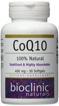 Bioclinic Naturals - Coq10 400 mg - 30 Softgels