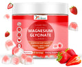 Magnesium Gummies 600mg per Serving-Magnesium Glycinate 400mg and Magnesium Malate 200mg Extra K2 & D3 High Absorption Magnesium Supplement for SleepStress Relief Nerve SupportStrawberry(90 CT)