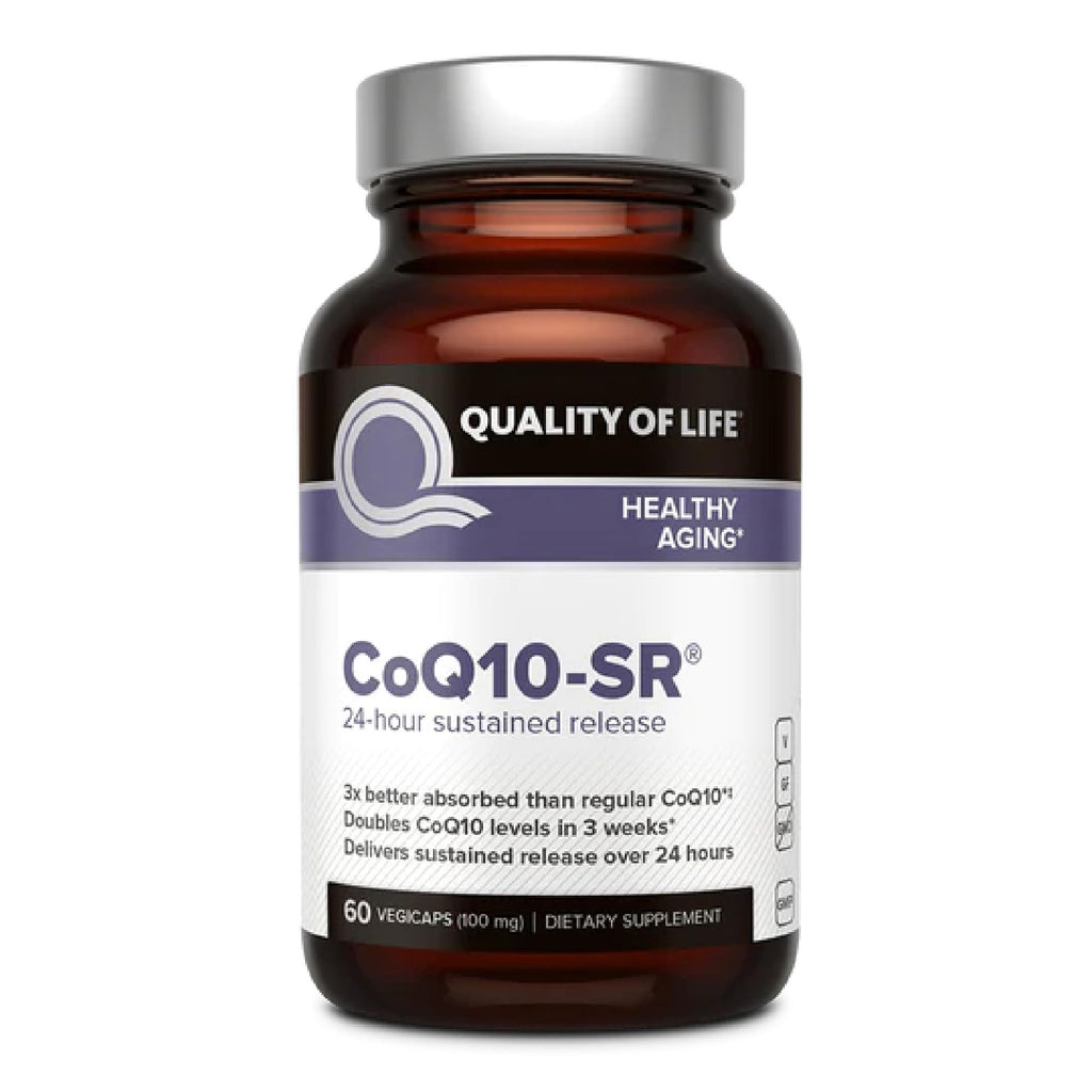 Powerful CoQ10 Supplement–Sustained Released MicroActive CoQ10 for Enhanced Absorption – 100mg of CoQ10 Per Capsule Supports Immune Energy –60 Vegetable Capsules