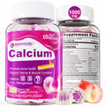 Sugar-Free Calcium Citrate Gummies 1000mg Vitamin D3 K2 Magnesium Zinc Boron Manganese Copper - Vegan 60 Count