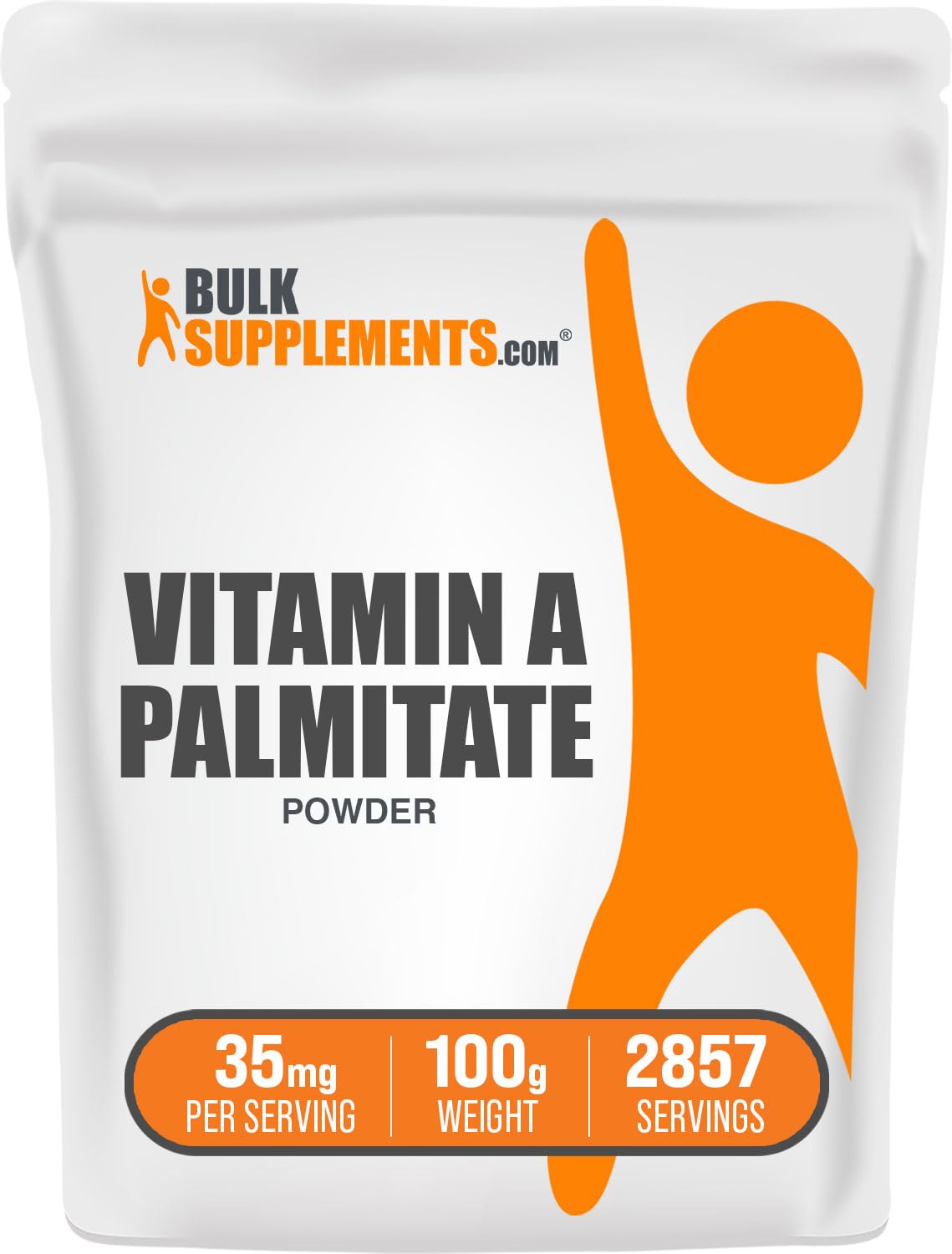 BulkSupplements.com Vitamin A Palmitate Powder - Immune & Eye Support - (3.5 oz)
