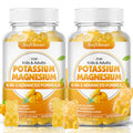 softbear Potassium Magnesium Gummies for Women Calcium Magnesium Potassium Supplements with Vitamins Sugar-Free Potassium Citrate Gummies Support Muscle Health Mango Flavor 120 Count
