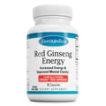 Euromedica Red Ginseng Energy - 30 Capsules - Features HRG80 - Energy Focus Stamina - 7X More Powerful Than Conventional Ginseng - Non-GMO Vegan - 30 Servings