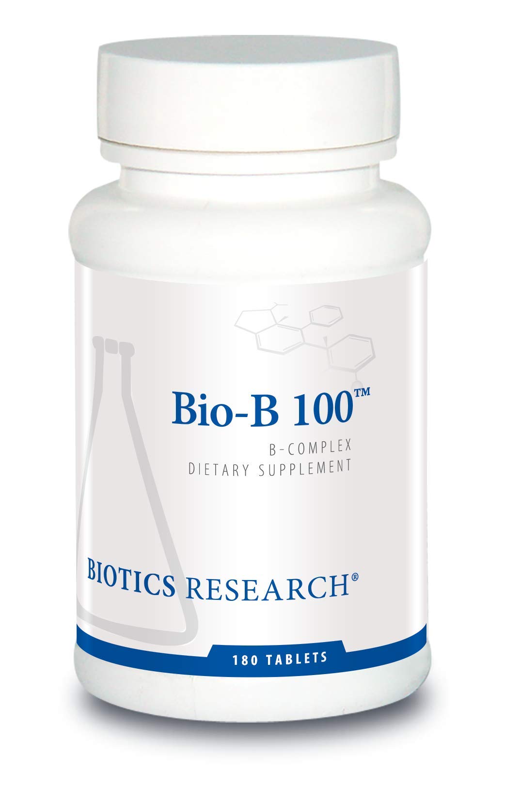Biotics Research Bio B 100 - Vitamin B Complex Promotes Energy and Health - 180 Tablets