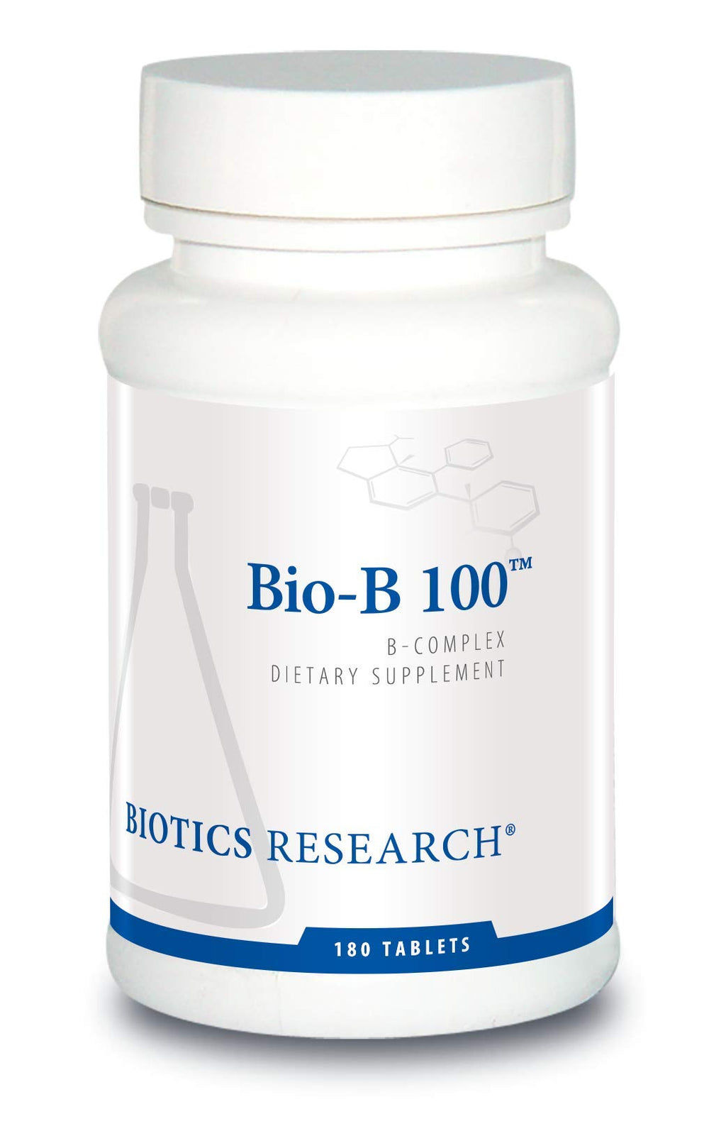 Biotics Research Bio B 100 - Vitamin B Complex Promotes Energy and Health - 180 Tablets